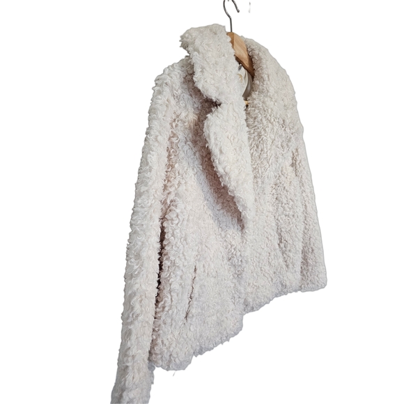 NWT Michael Kors Faux Fur Coat – White / Bone - Size L - Picture 5 of 9